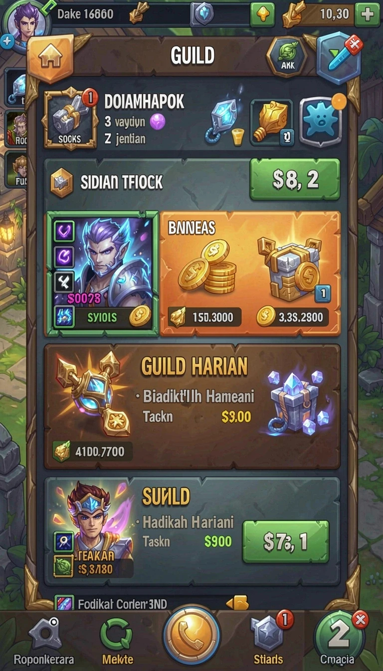 harapjp - Tampilan awal game yang menarik dan intuitif.