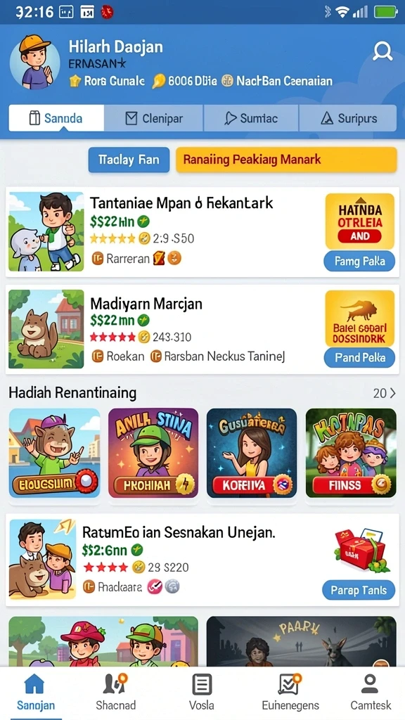jkt8 - Karakter unik yang dapat dipilih oleh pemain.