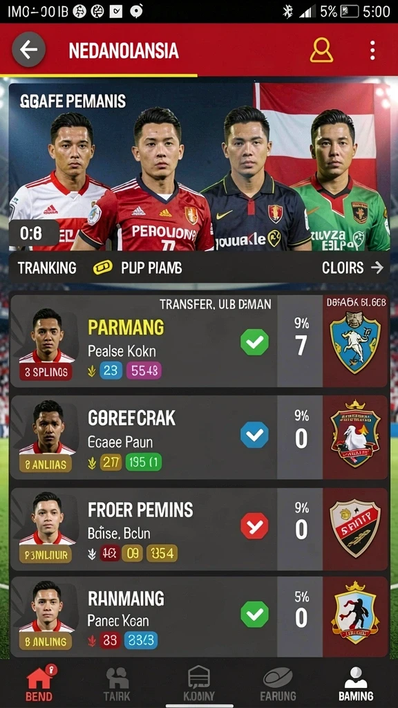 mposurga - Karakter-karakter lucu yang bisa dipilih dalam permainan.