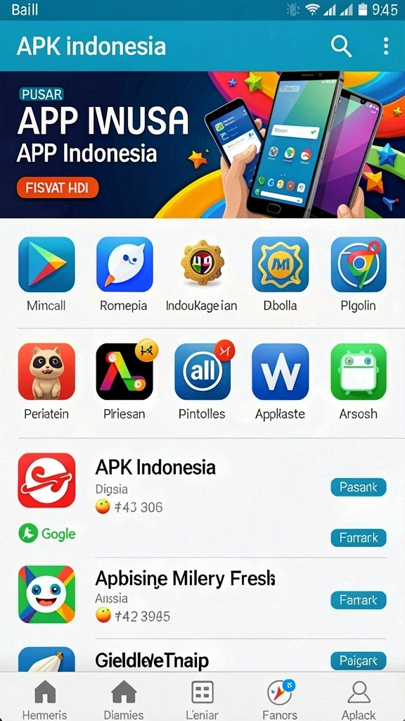 pisang123 - Tampilan karakter lucu di PISANG123.