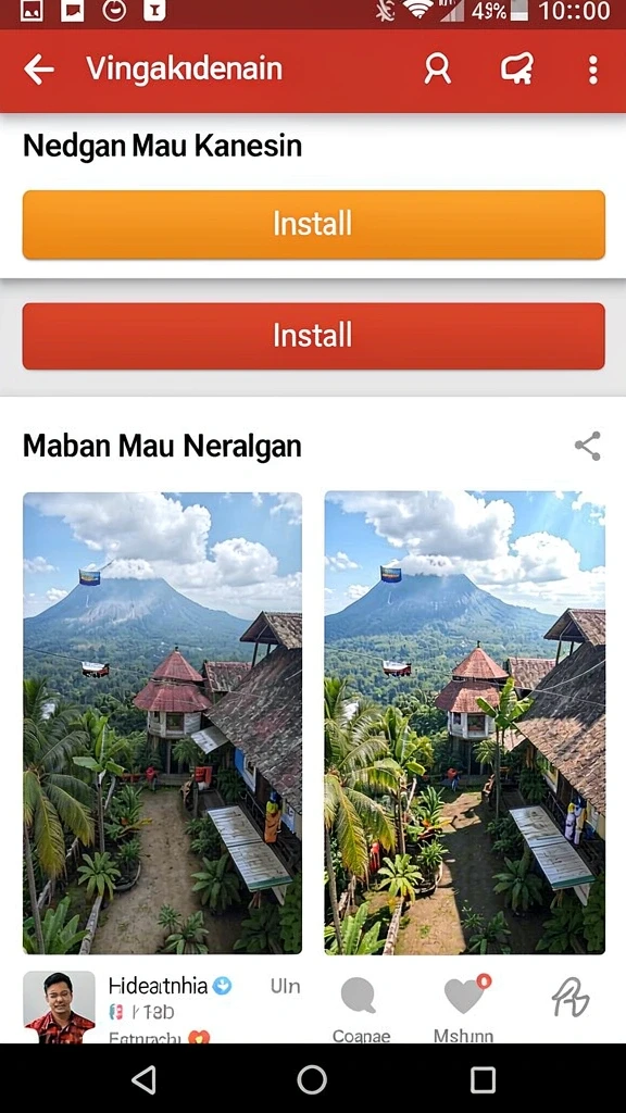 rajacuan - Tampilan antarmuka yang user-friendly dan menarik.