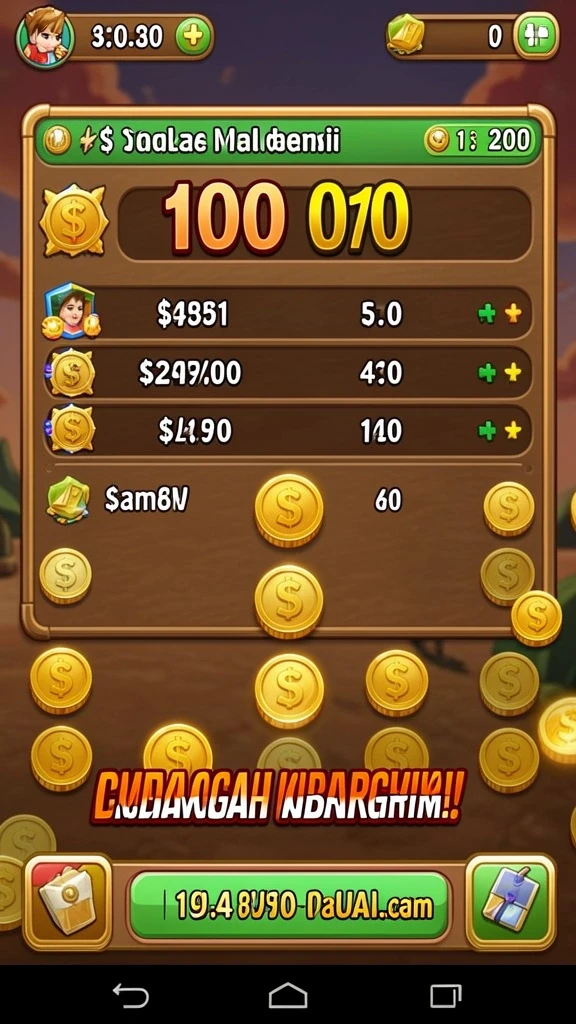 toto1000 - Tampilan menu utama TOTO1000 yang user-friendly.